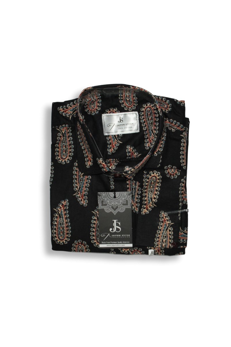 Block printed full sleeves shirts for mens