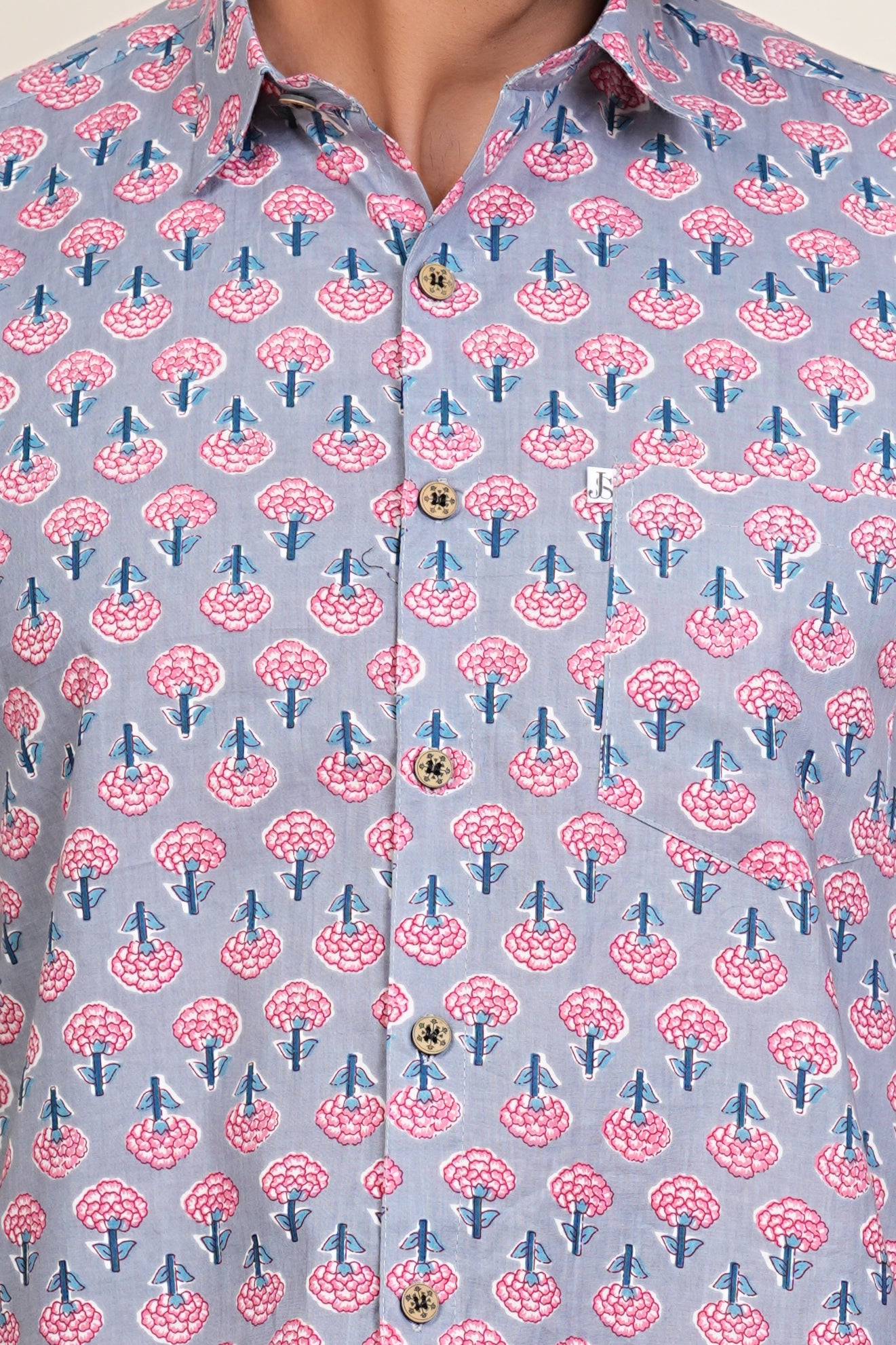 Booti Printed Breezy Feel Half Sleeves Shirts for Men's